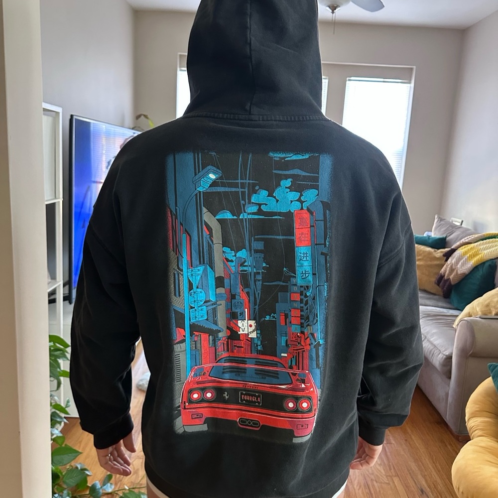 Ferrari YLA Tokyo Hoodie XL Heavy Quality